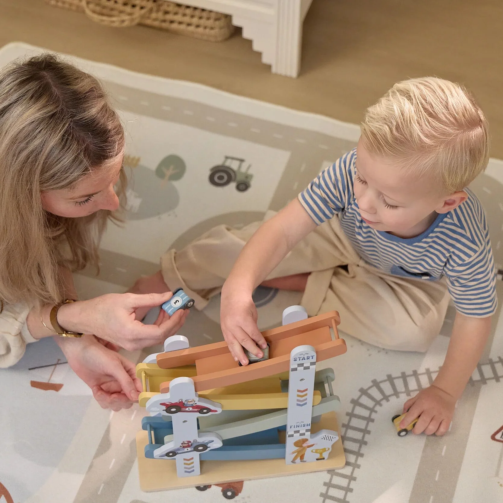 Little Dutch Autók a lejtőn - kék (új) - Image 3