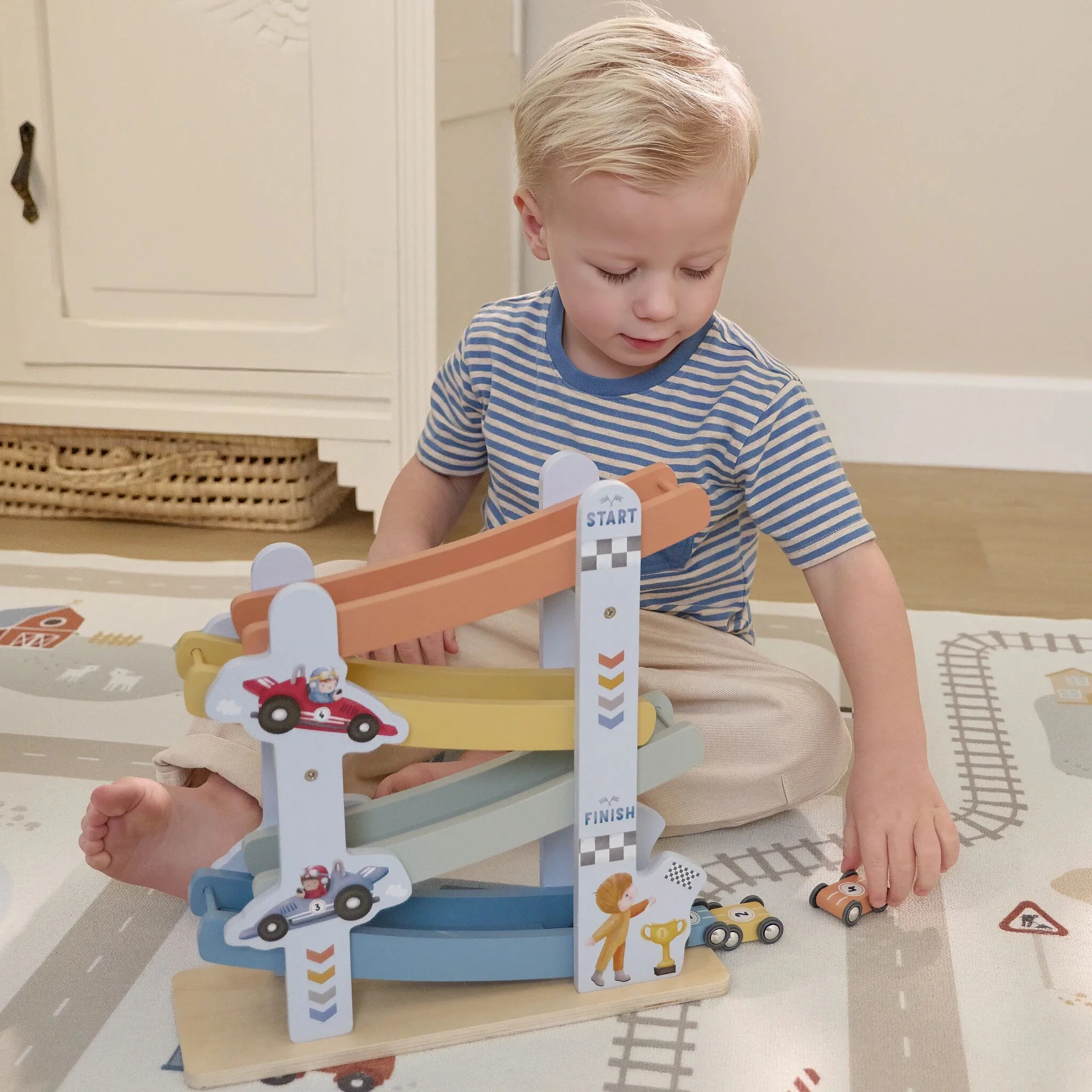 Little Dutch Autók a lejtőn - kék (új) - Image 2