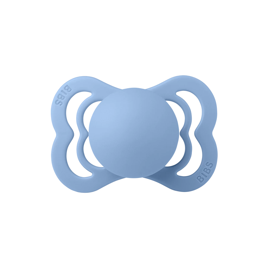 BIBS Supreme szilikon cumi - égkék