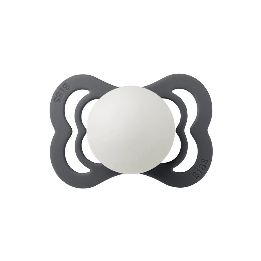 BIBS Supreme szilikon cumi - esti grafit