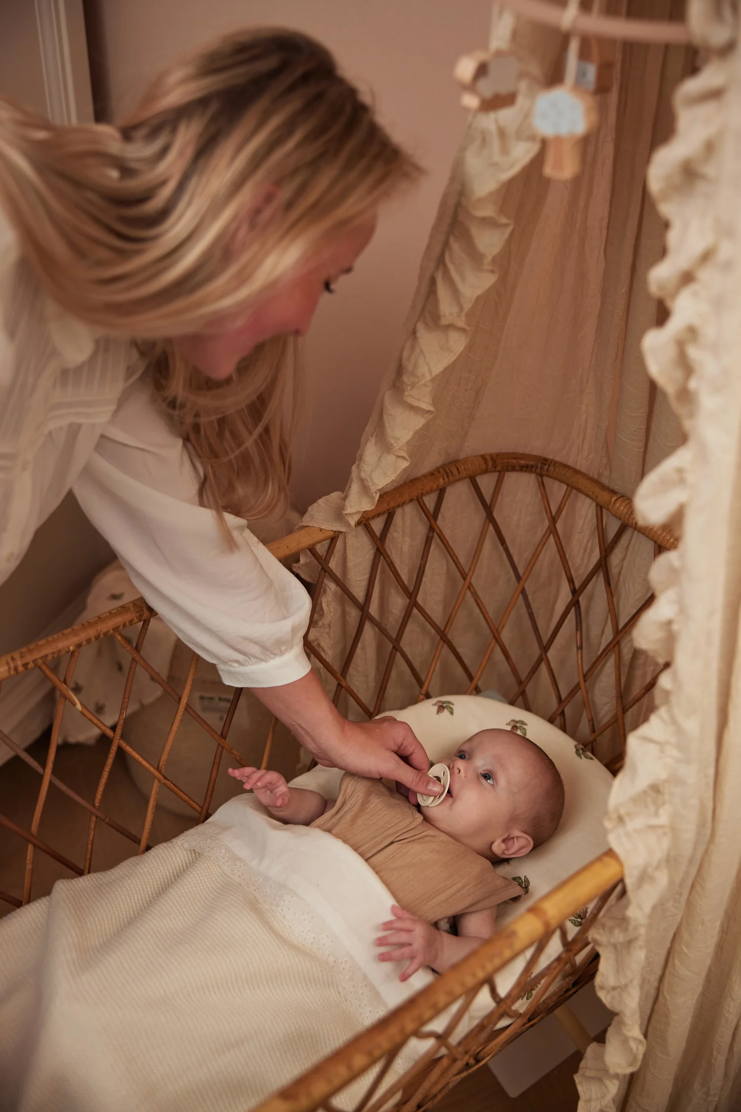 Jollein kötött babatakaró (75x100 cm) - Basic Knit Ivory - Image 2