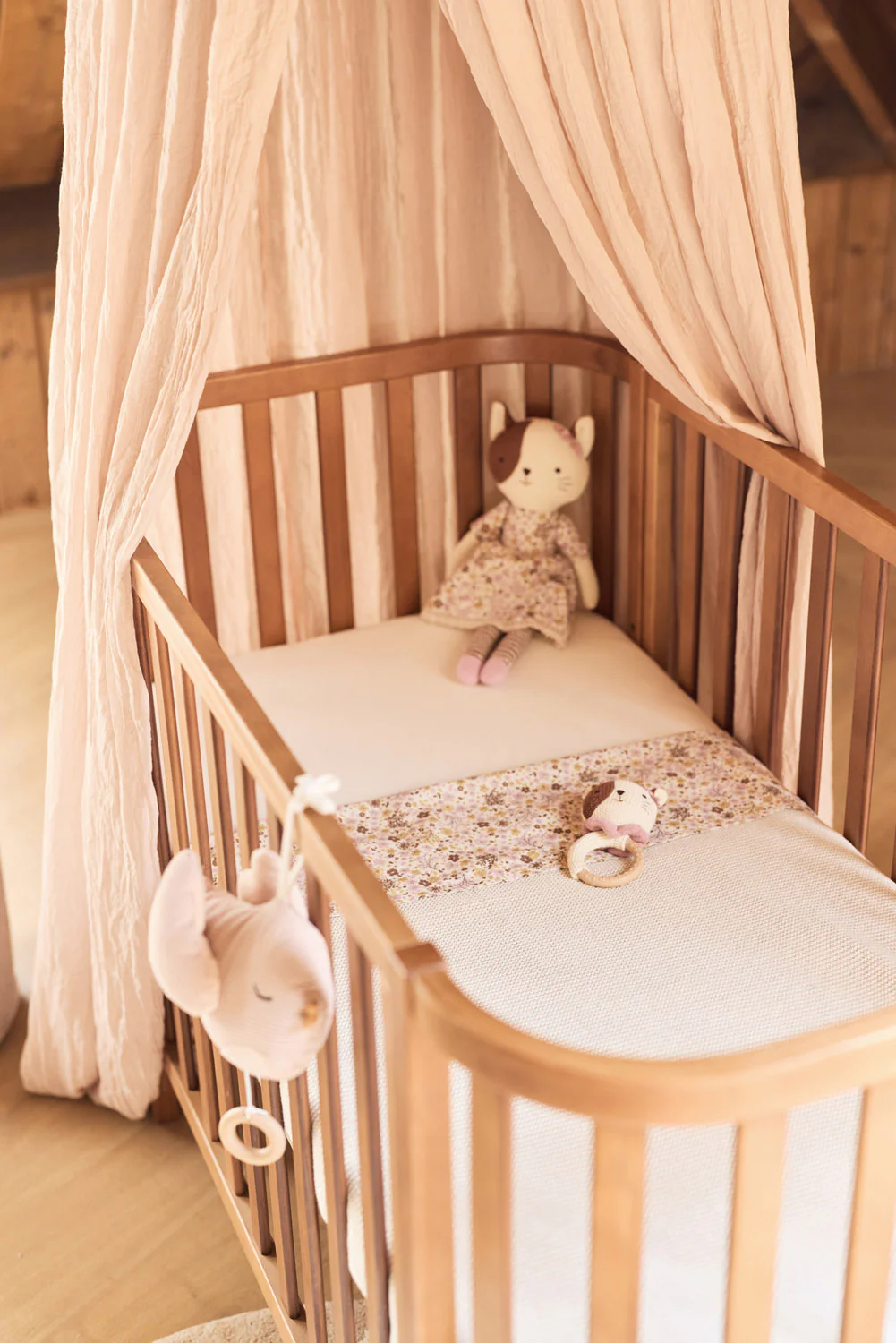 Jollein kötött babatakaró (75x100 cm) - Basic Knit Oatmeal - Image 3