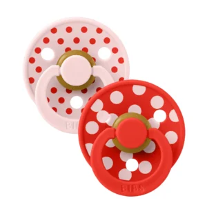 BIBS Studio Polka Colour - cseresznyevirág/pirospiros