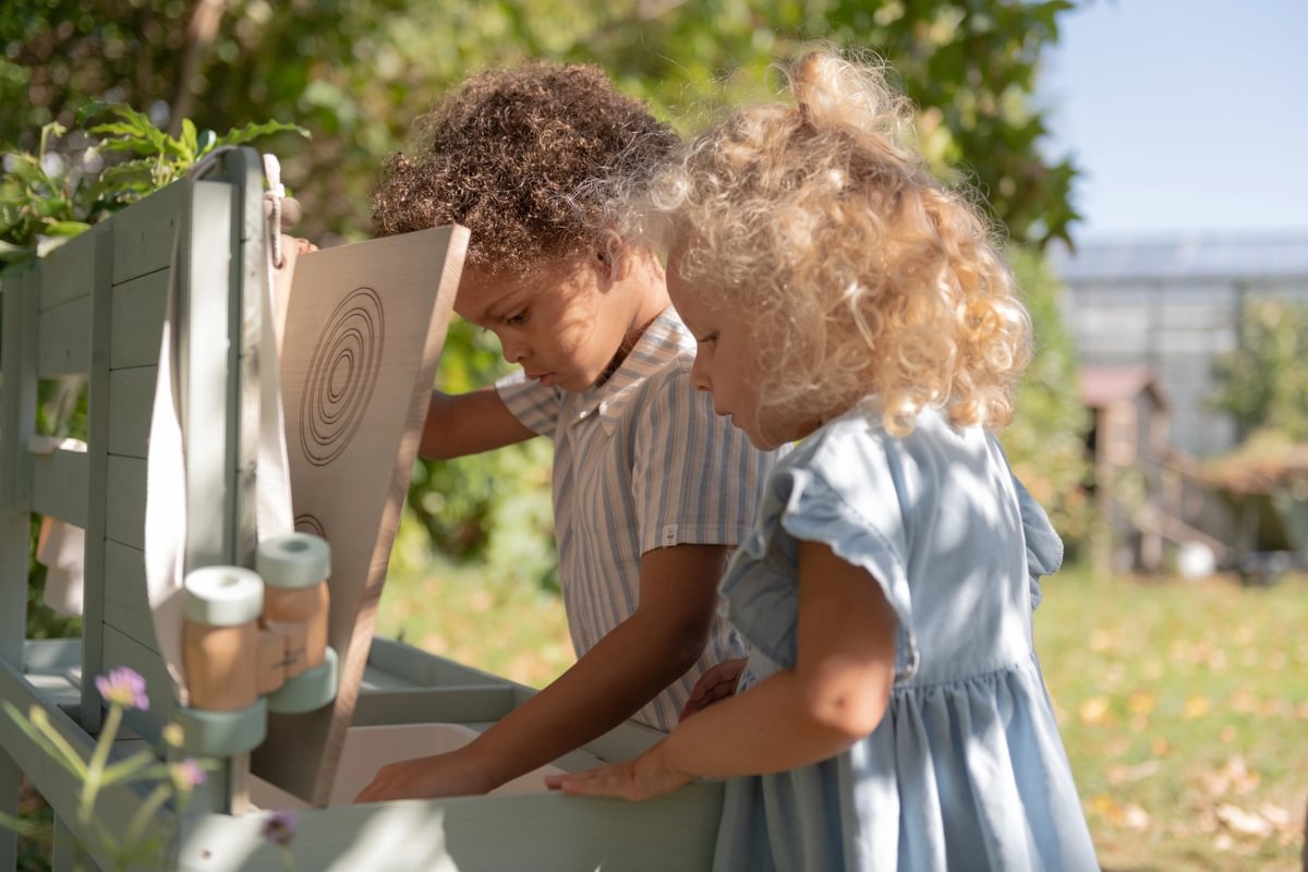 Little Dutch fa kerti gyerek konyha - Image 4