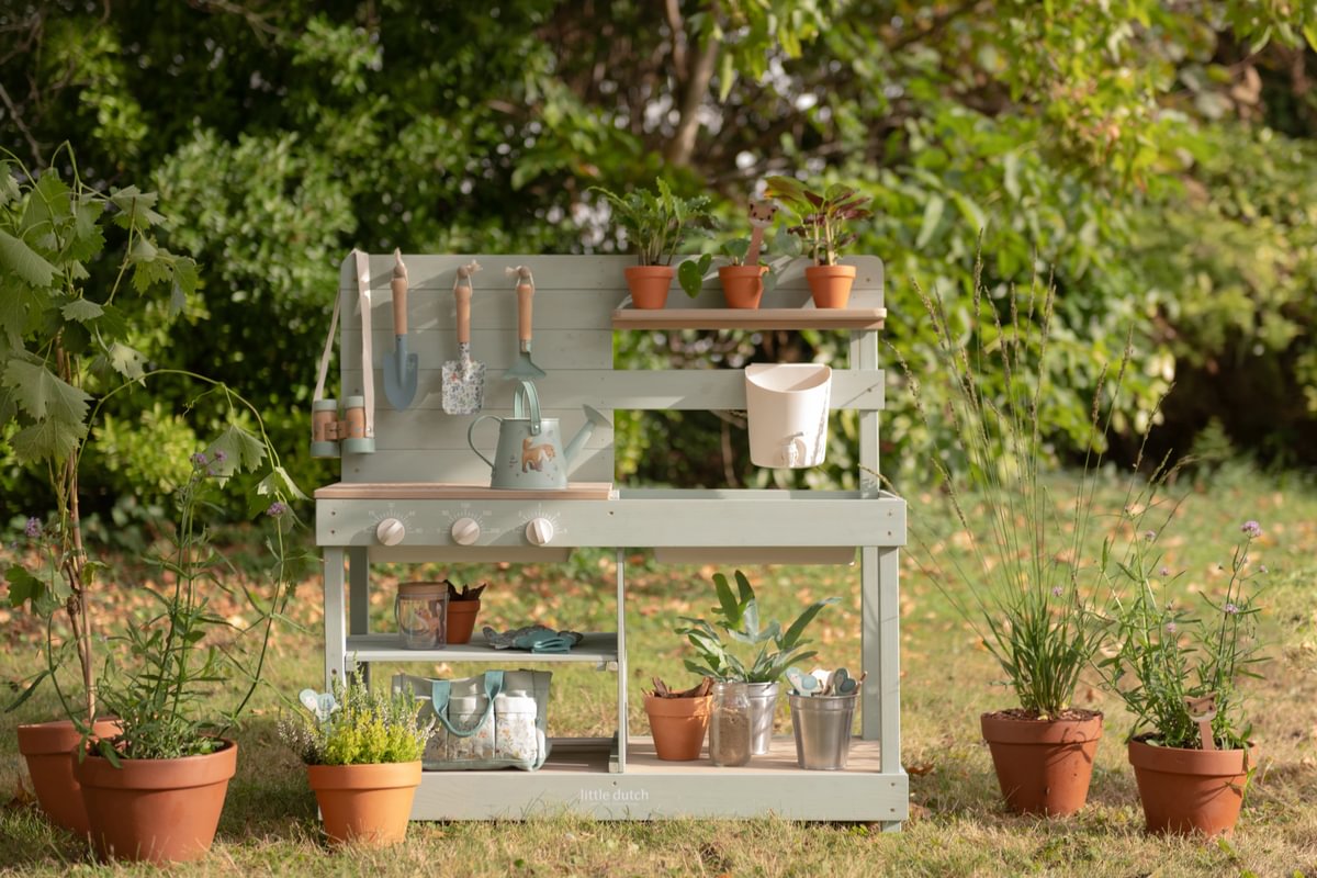 Little Dutch fa kerti gyerek konyha - Image 18