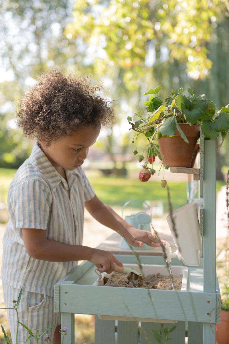 Little Dutch fa kerti gyerek konyha - Image 15