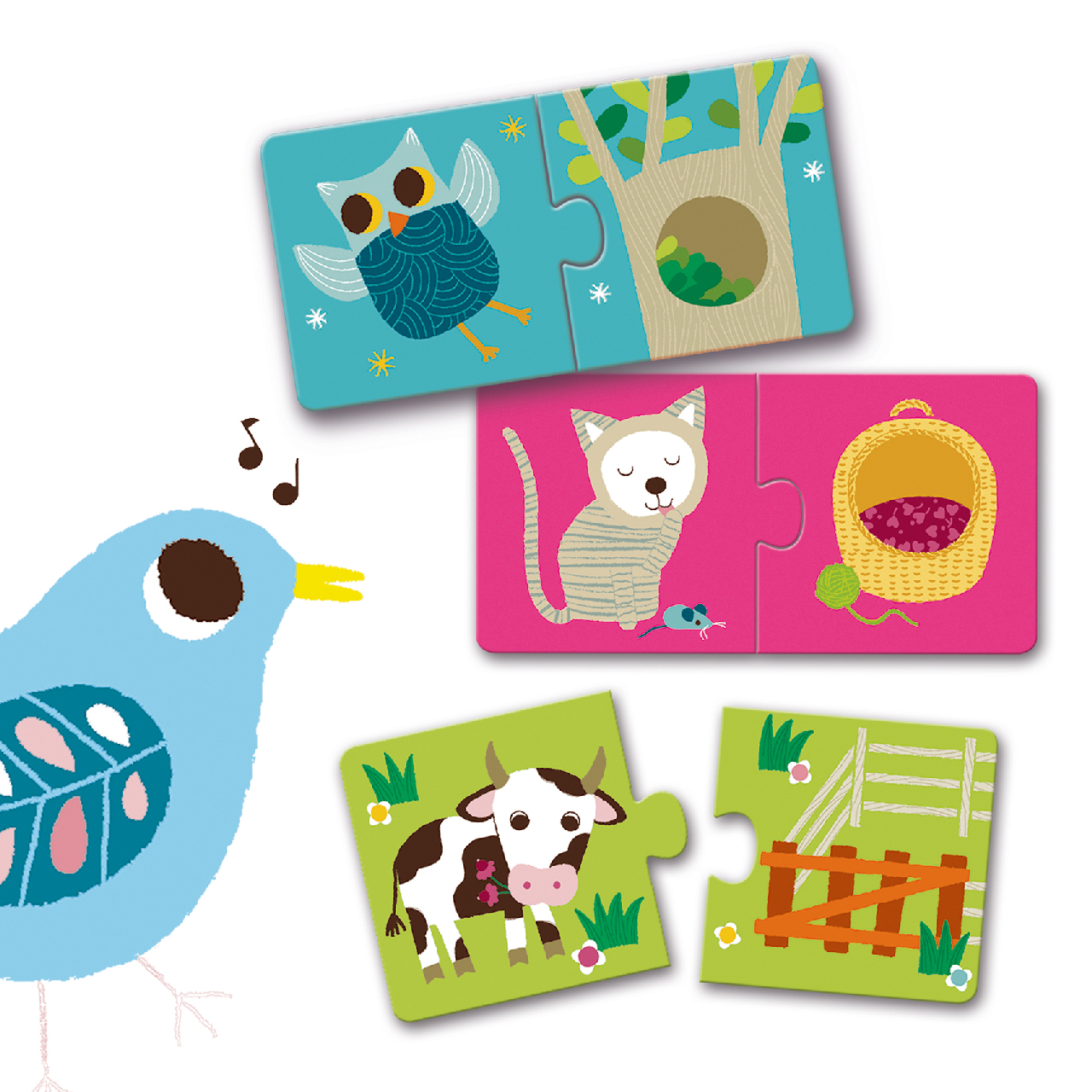 djeco párosító kirakó