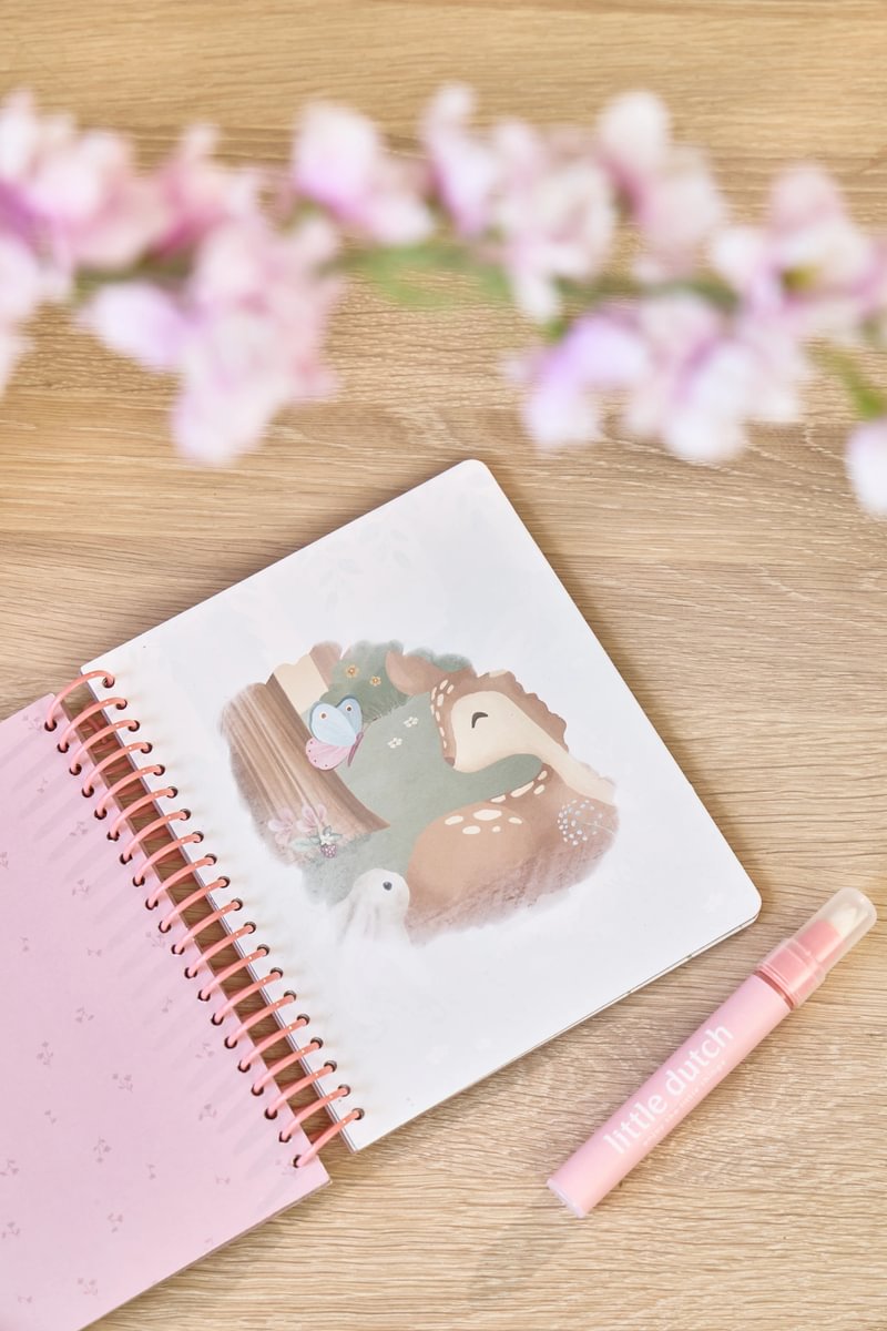 Little Dutch vízzel színező füzet - Rosa Fairy Garden - Image 6