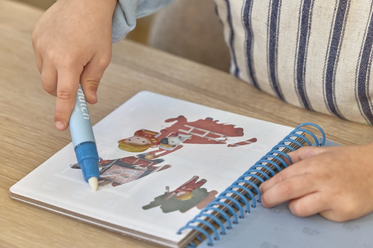 Little Dutch vízzel színező füzet - Jim járművei - Image 8