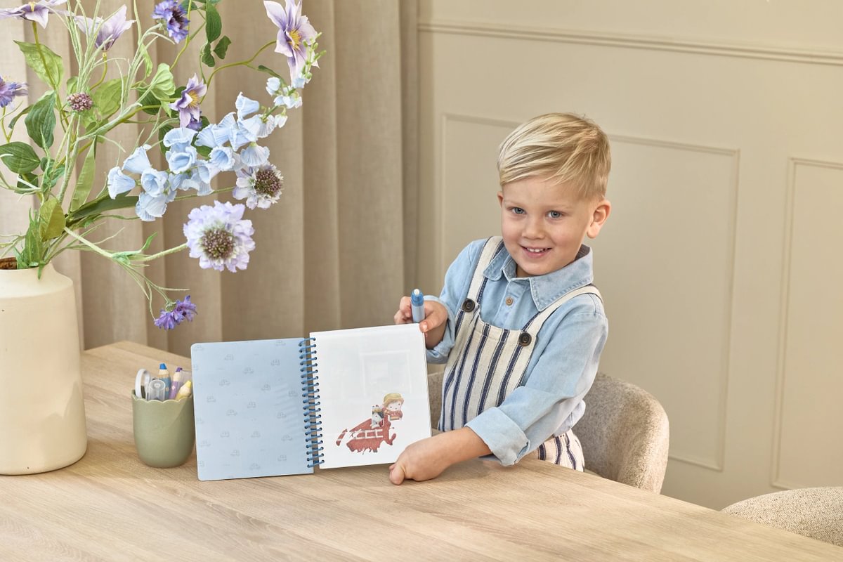 Little Dutch vízzel színező füzet - Jim járművei - Image 12