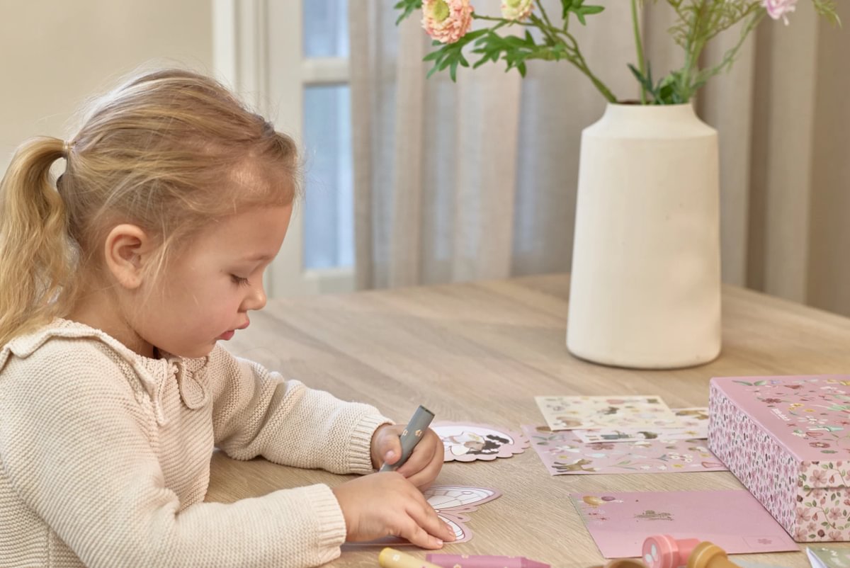 Little Dutch kreatív készlet bőröndben - Rosa Fairy Garden - Image 6