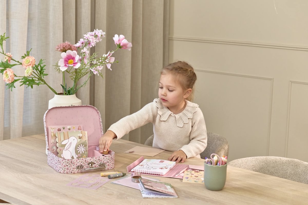 Little Dutch kreatív készlet bőröndben - Rosa Fairy Garden - Image 4