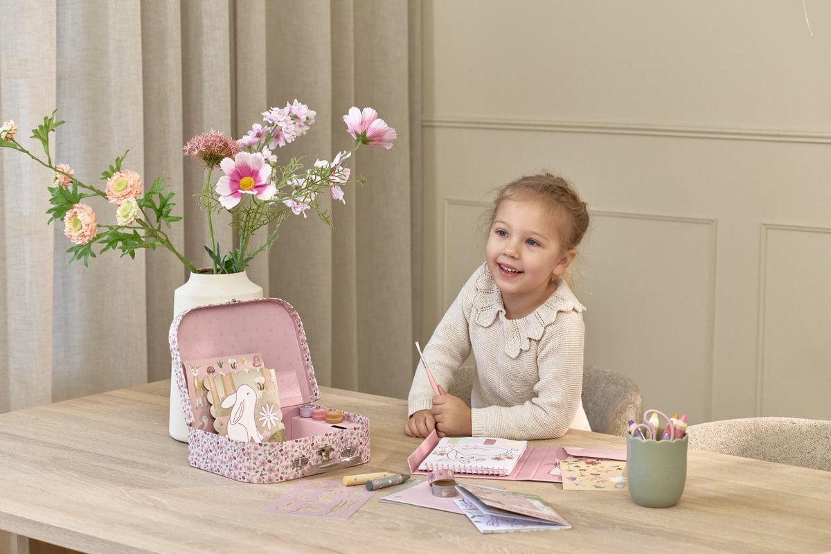 Little Dutch kreatív készlet bőröndben - Rosa Fairy Garden - Image 3