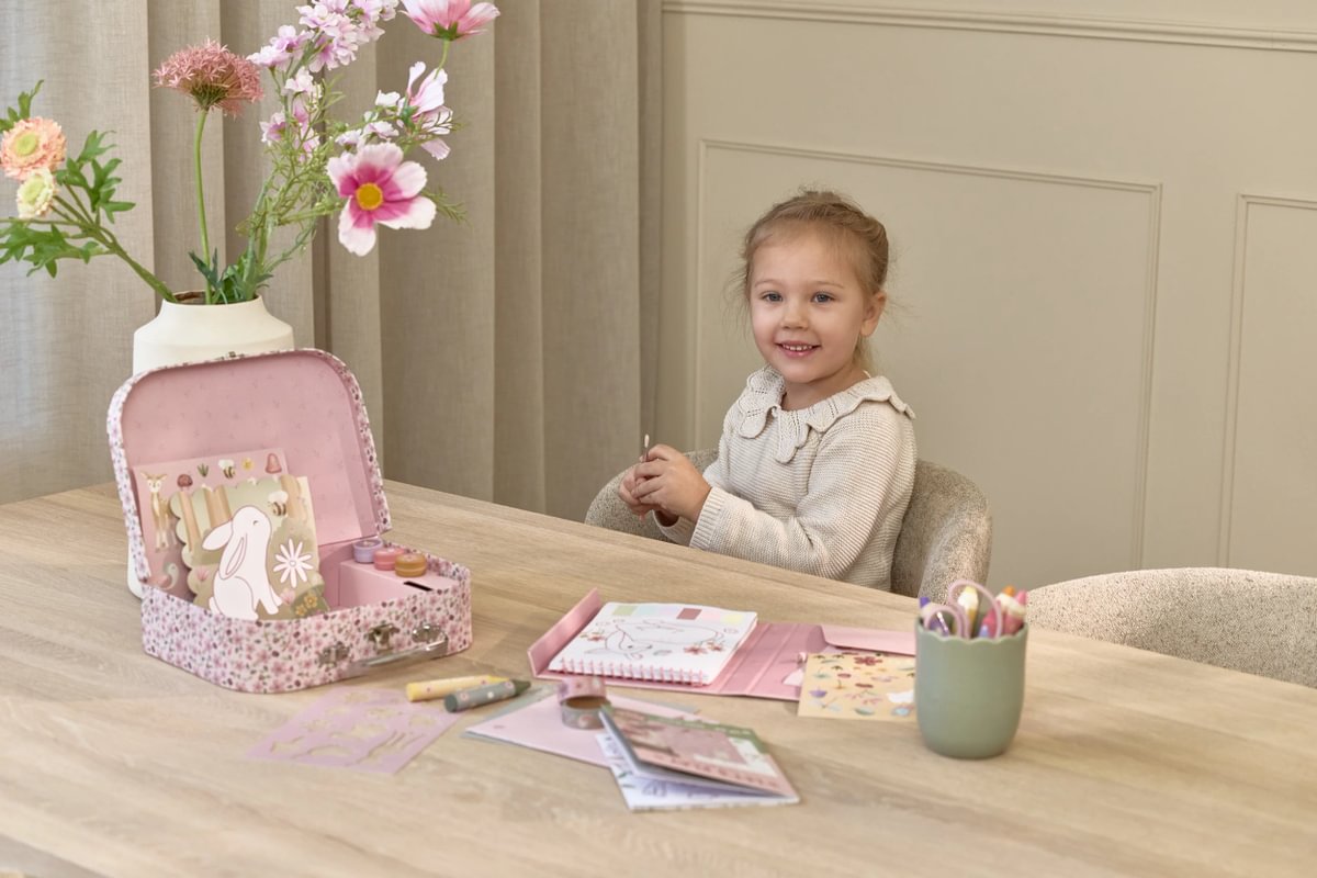 Little Dutch kreatív készlet bőröndben - Rosa Fairy Garden - Image 2