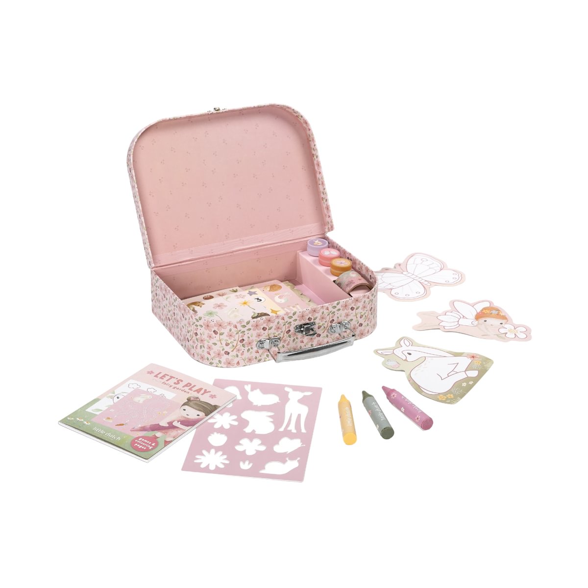 Little Dutch kreatív készlet bőröndben - Rosa Fairy Garden - Image 17