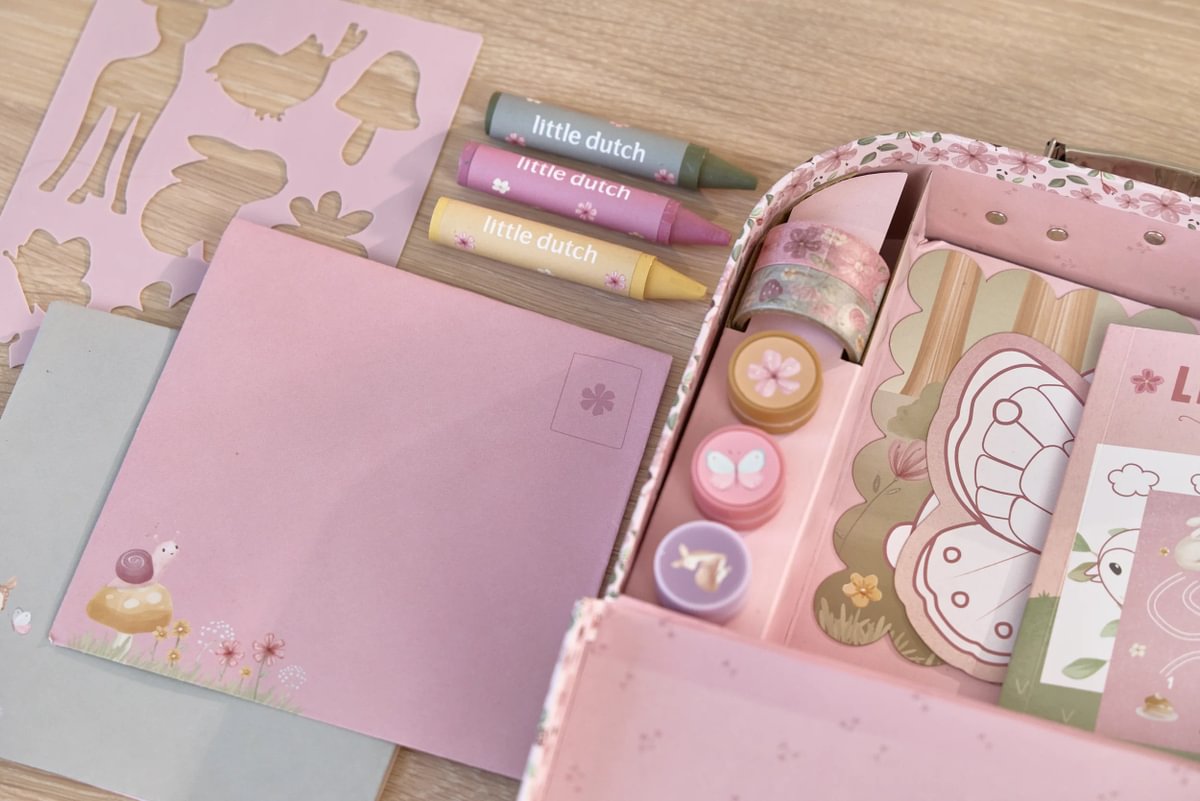 Little Dutch kreatív készlet bőröndben - Rosa Fairy Garden - Image 13