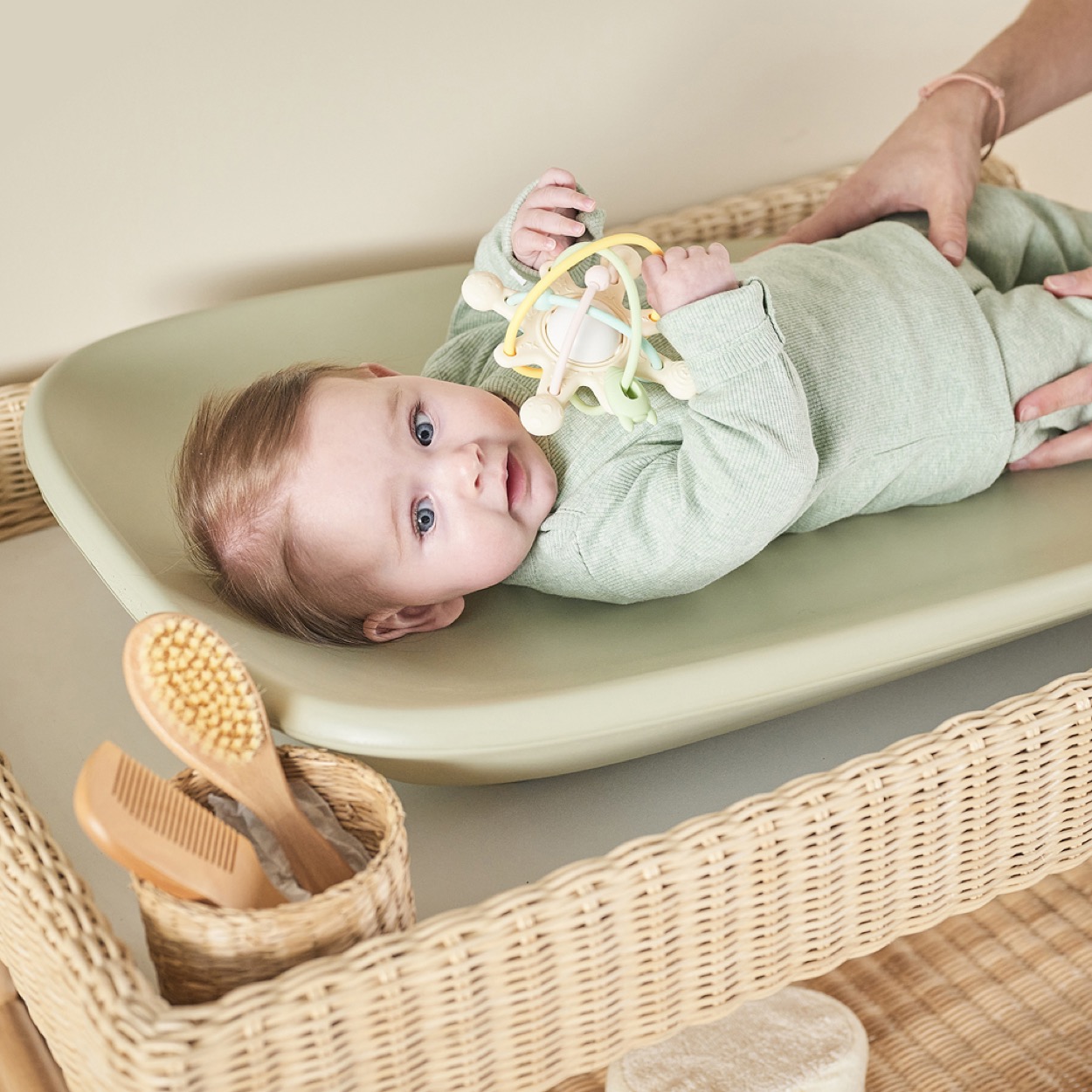 Nattou Softy & Dropy 2in1 pelenkázó szett - mint - Image 3