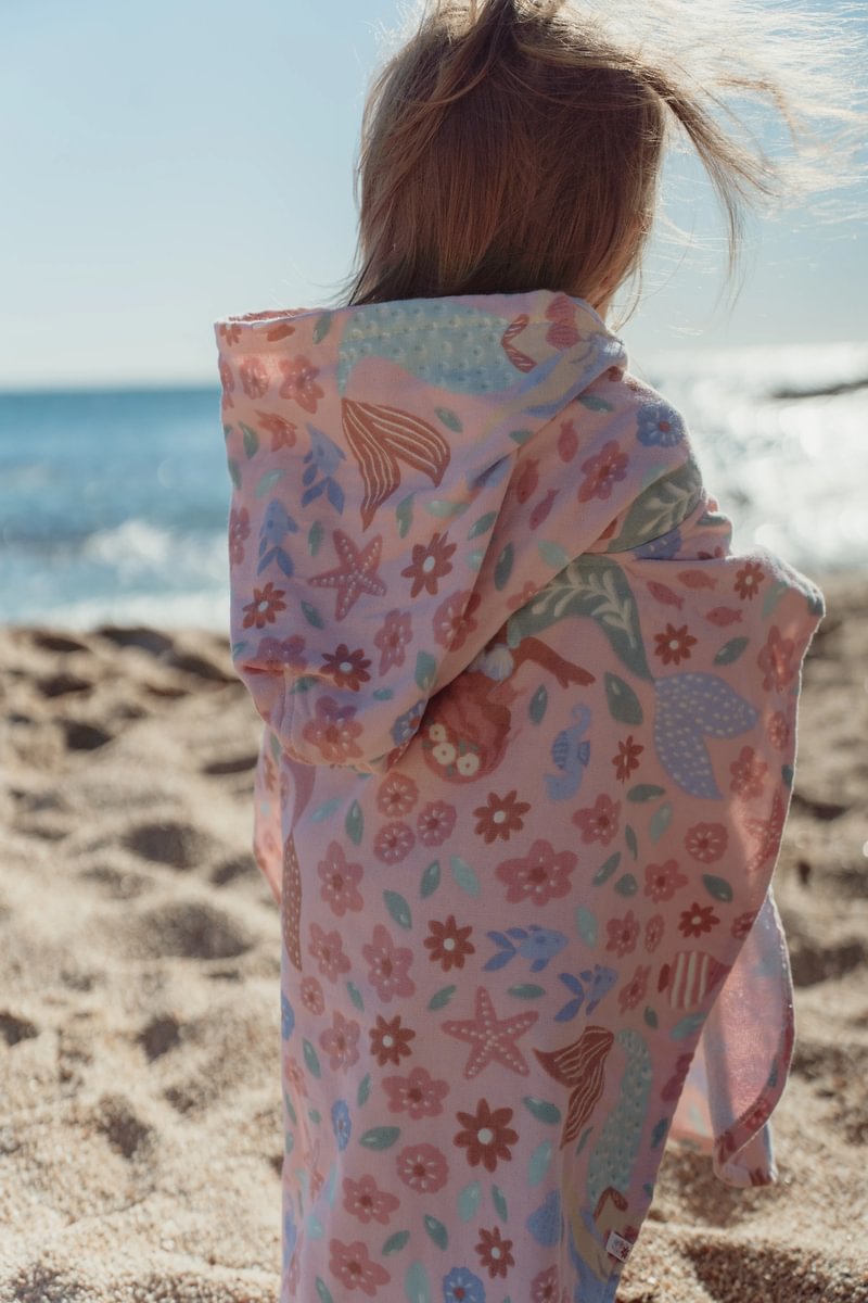 CL26039106 Little Dutch fürdőponcsó Dreamy Mermaid Multicolour - One size (5)