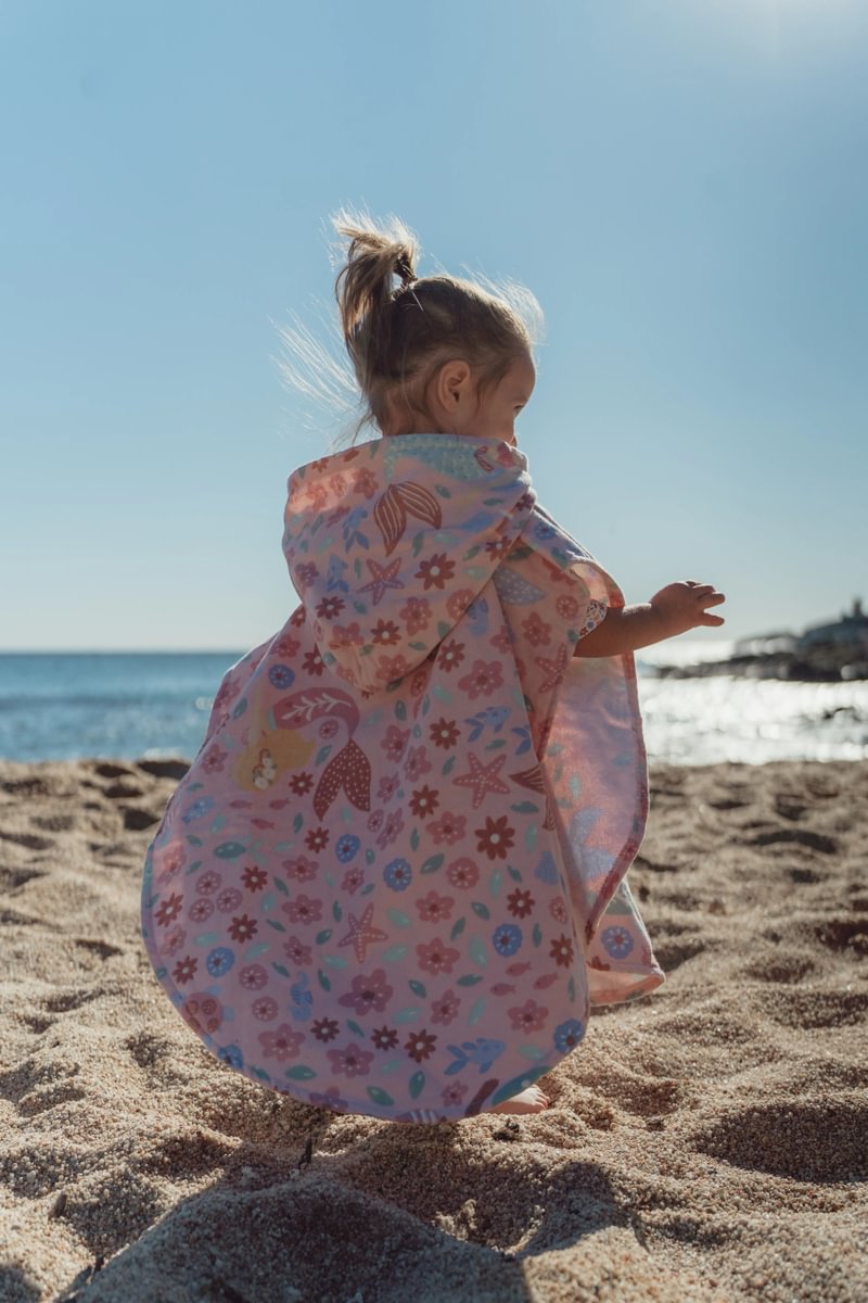 CL26039106 Little Dutch fürdőponcsó Dreamy Mermaid Multicolour - One size (6)