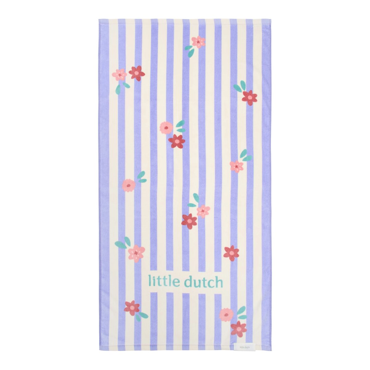 Little Dutch strandtörölköző Dreamy Purple Stripe – 60cmx120cm