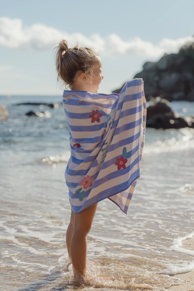 CL26039116 Little Dutch strandtörölköző Dreamy Purple Stripe - 60cm X 120cm (6)