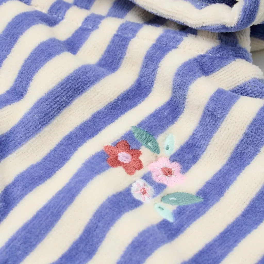 CL26039108-3 Little Dutch fürdőponcsó Dreamy Purple Stripe - One size – baba termék újszülöttnek