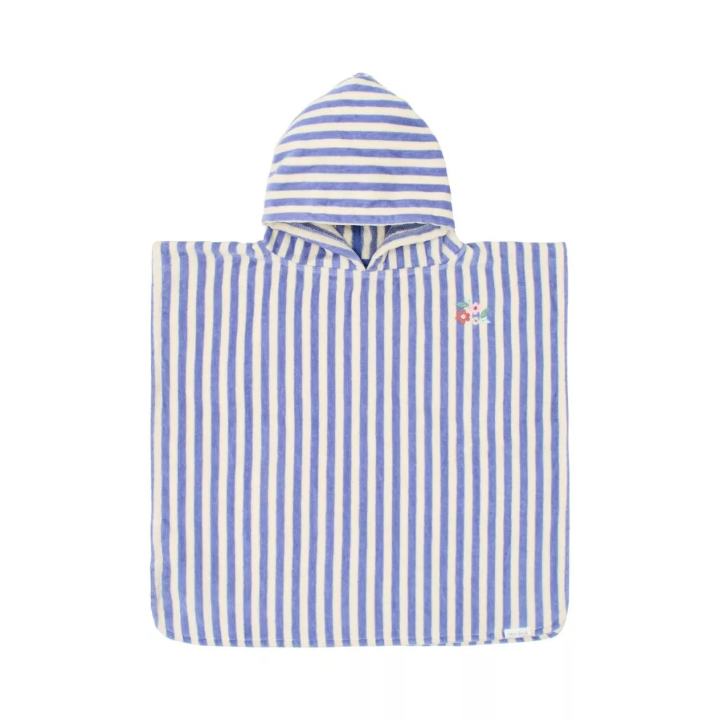 Little Dutch fürdőponcsó Dreamy Purple Stripe - One size – baba termék újszülöttnek
