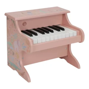 Little Dutch elektronikus zongora pink - Safari Friends – fa játék gyerekeknek