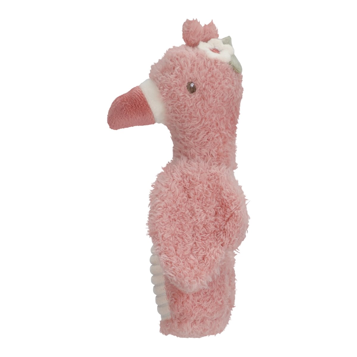 LD8301 Little Dutch plüss csörgő flamingó-Safari Friends (8)