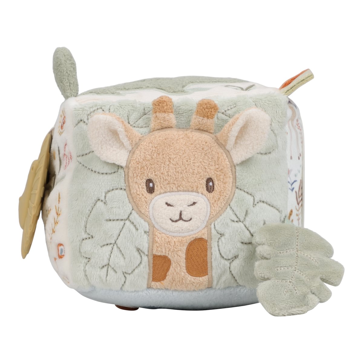 LD8309 Little Dutch készségfejlesztő plüss kocka - Safari Friends (16)