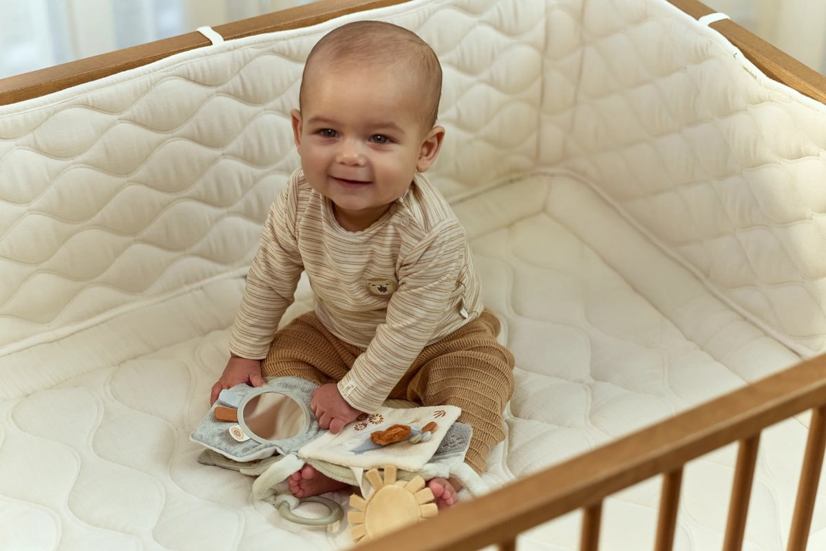 LD8319 Little Dutch textil babakönyv kicsi - Safari Friends (3)