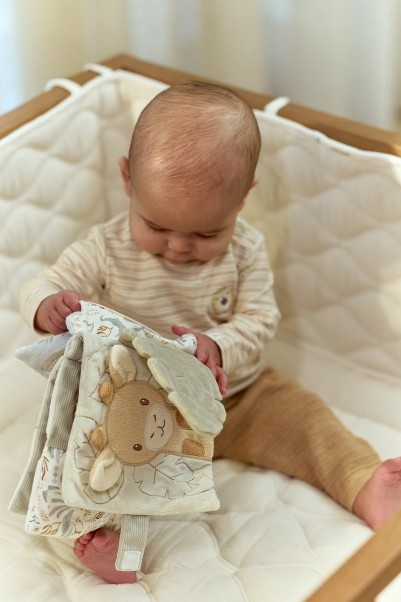 LD8319 Little Dutch textil babakönyv kicsi - Safari Friends (8)