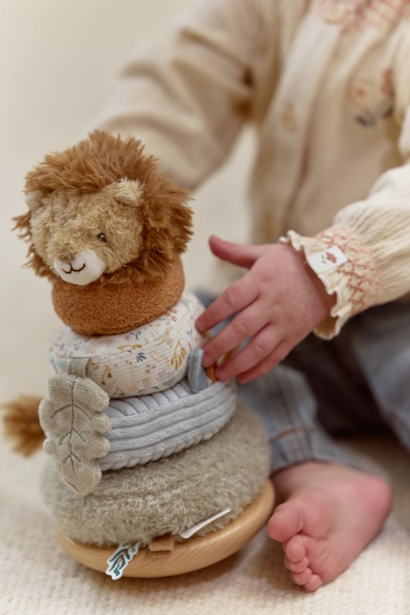 LD8322 Little Dutch plüss montessori torony - Safari Friends (23)