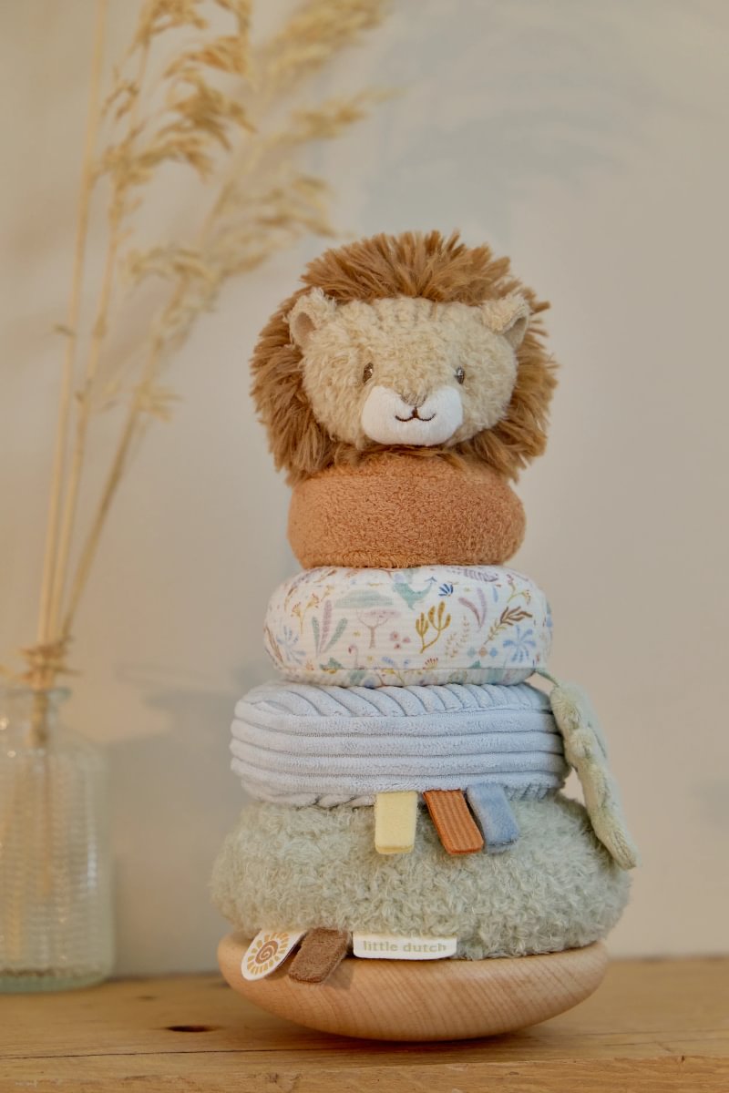 LD8322 Little Dutch plüss montessori torony - Safari Friends (28)