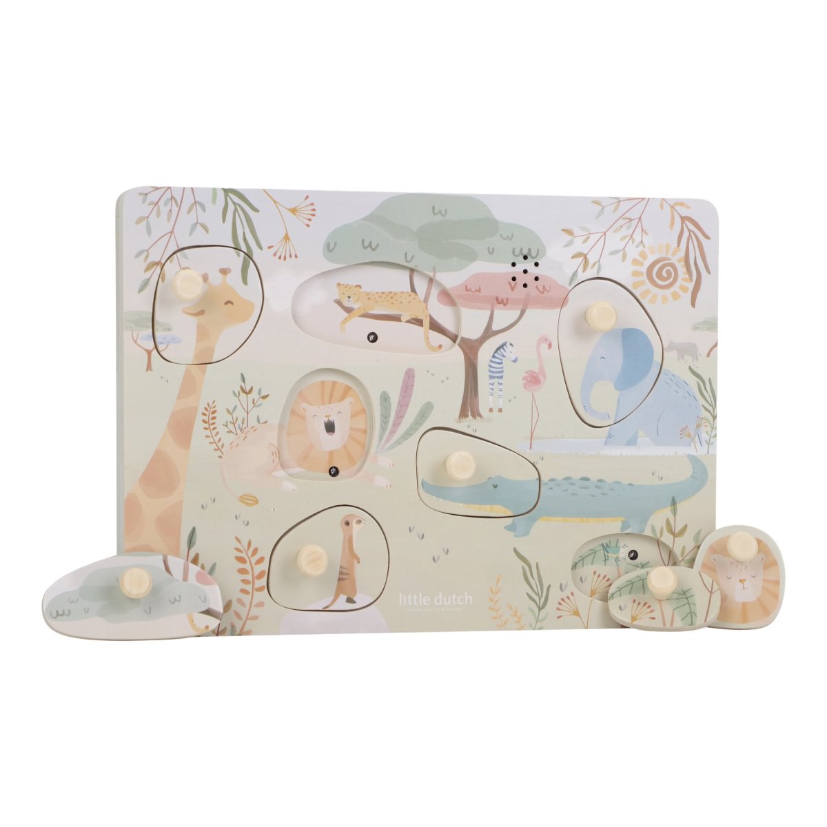 LD7440 Little Dutch hangos puzzle - Safari Friends (12)