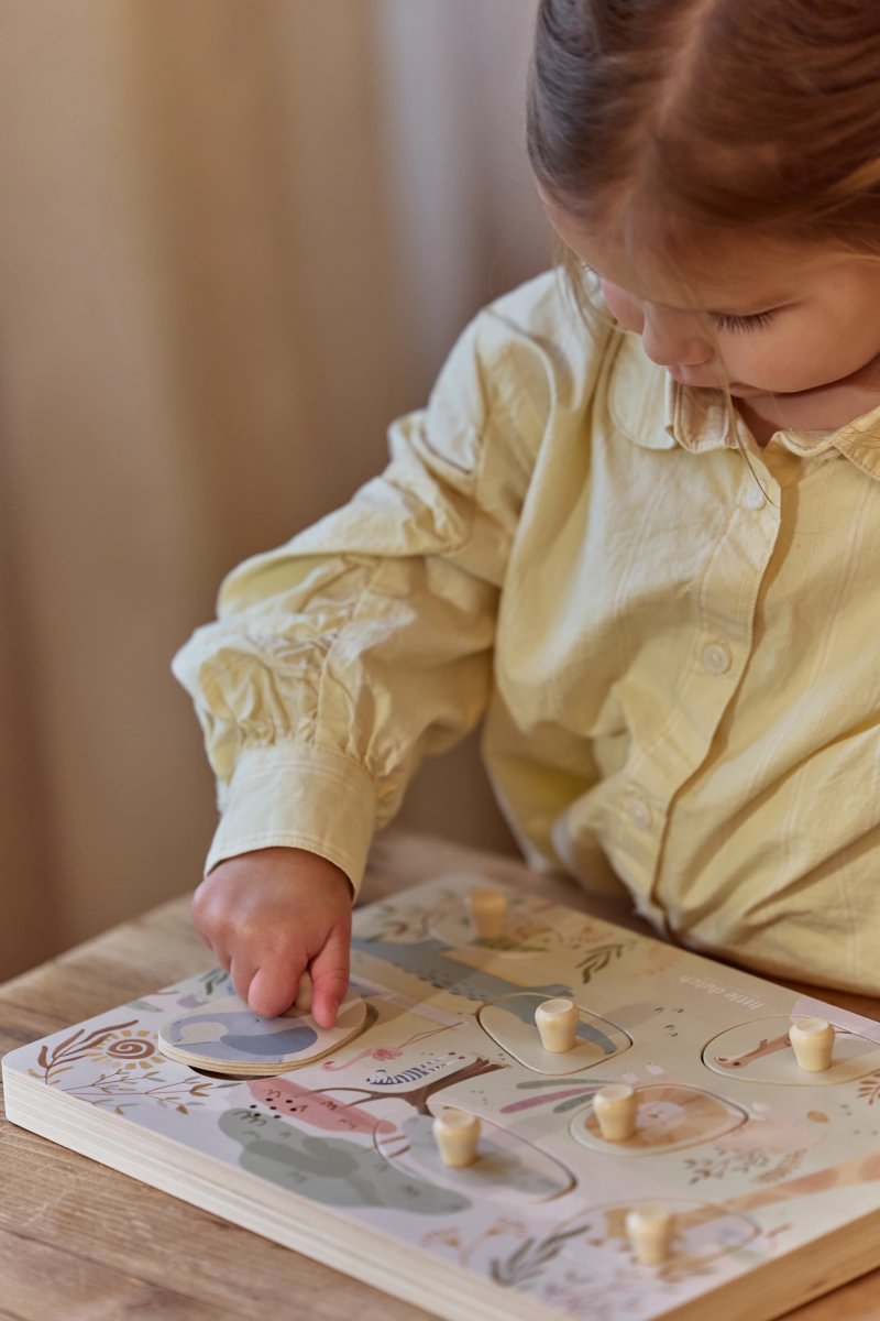 LD7440 Little Dutch hangos puzzle - Safari Friends (5)