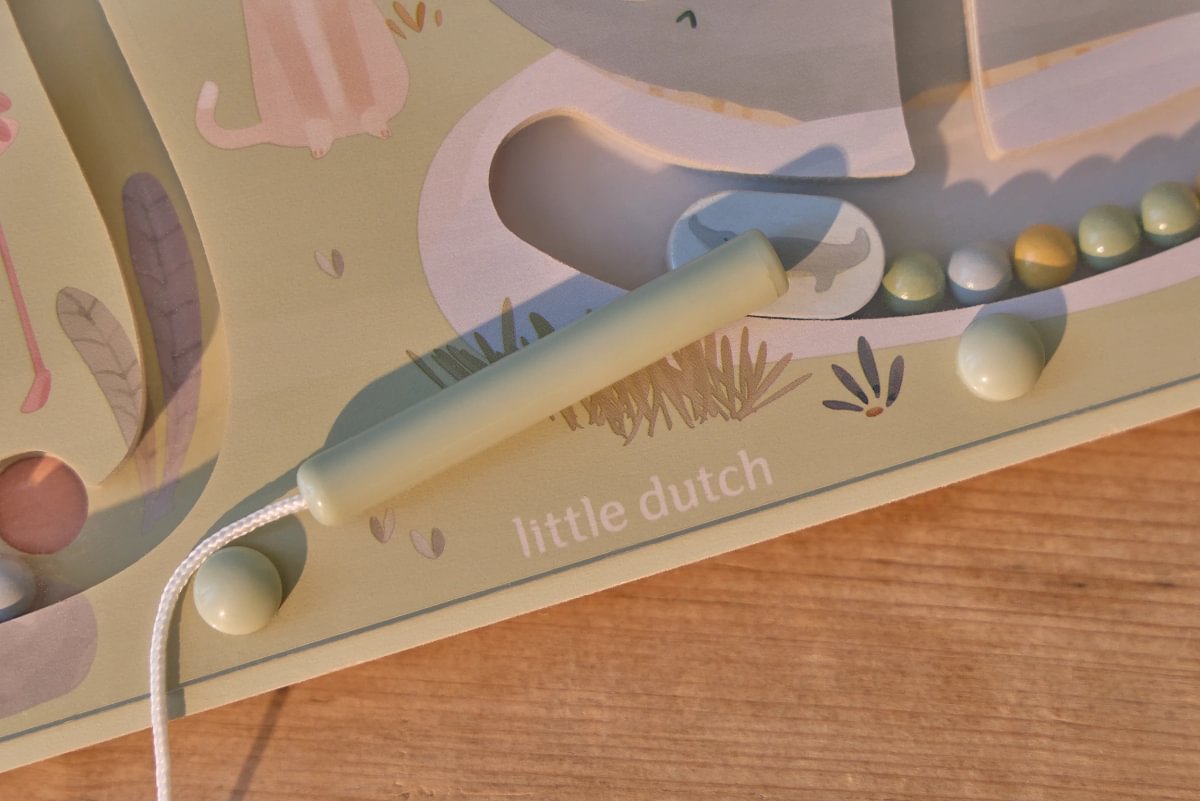 LD7464 Little Dutch mágneses labirintus - Safari Friends (5)