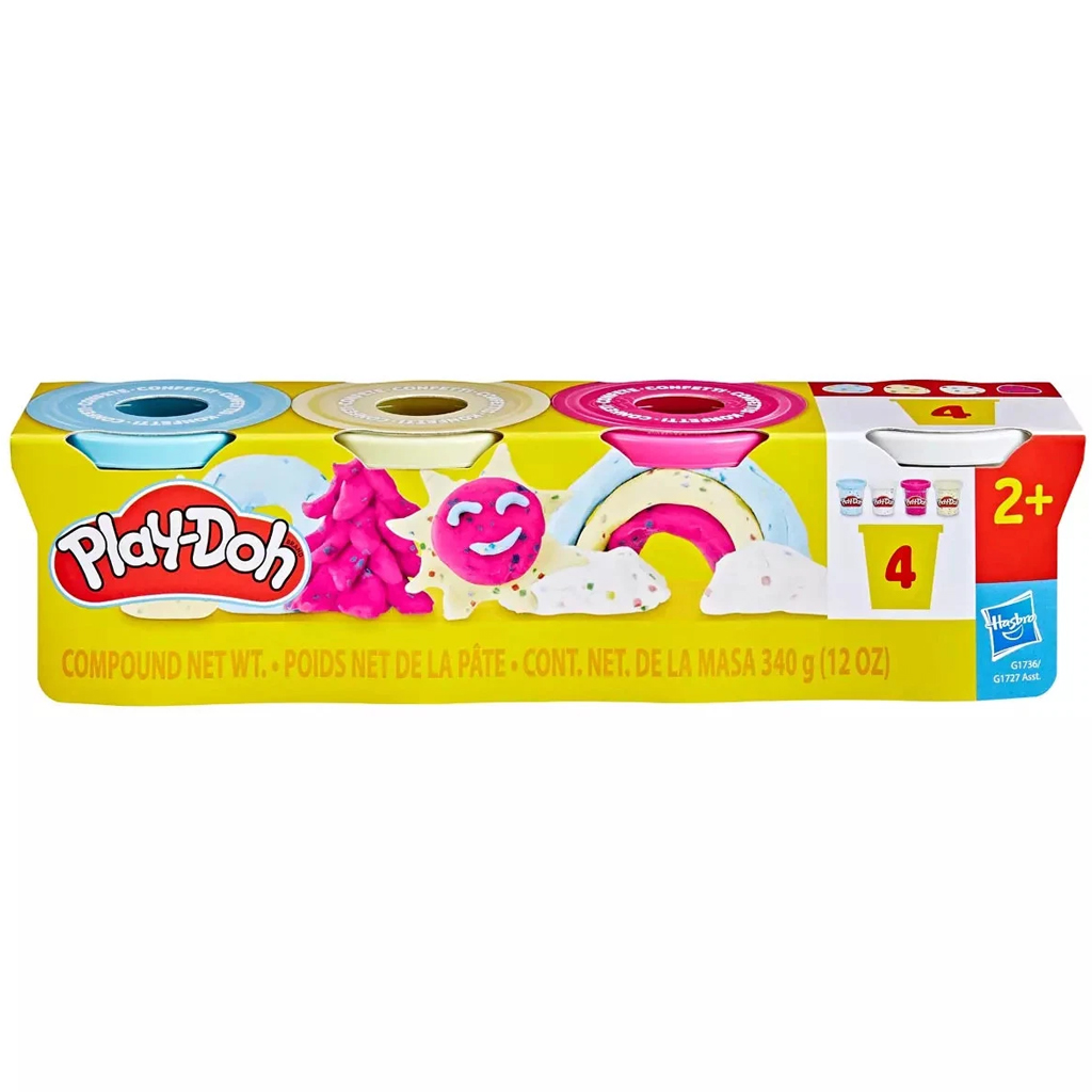 Play-Doh Tégelyes különleges gyurma szett (4 db)