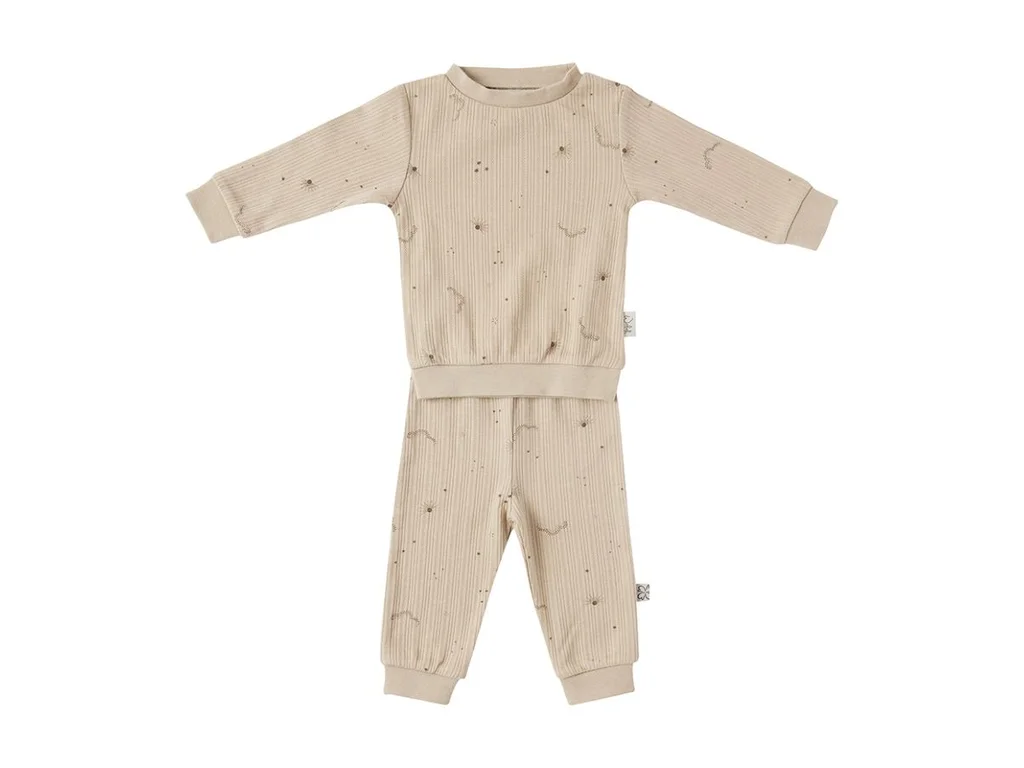Witlof for Kids Pizsama 62 méret Dark Taupe