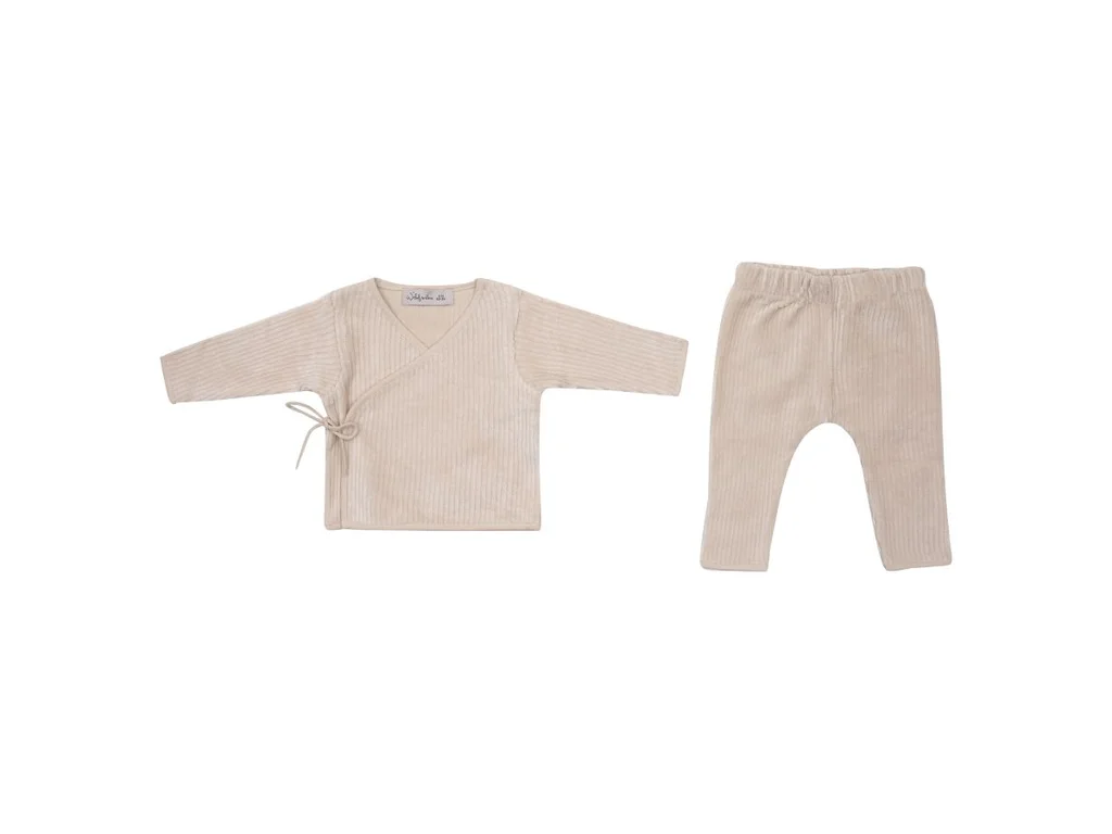 Witlof for Kids ruhakészlet 62/68 soft Sand velvet rib
