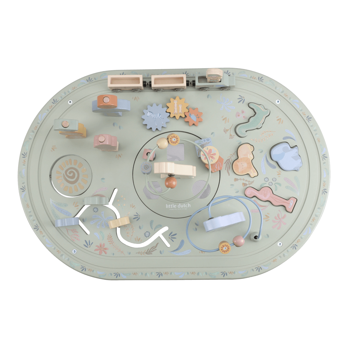 LD7441 Little Dutch activity asztal XL - Safari Friends (9)