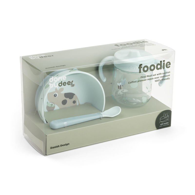 Foodie weaning set - Tiny farm - Blue
