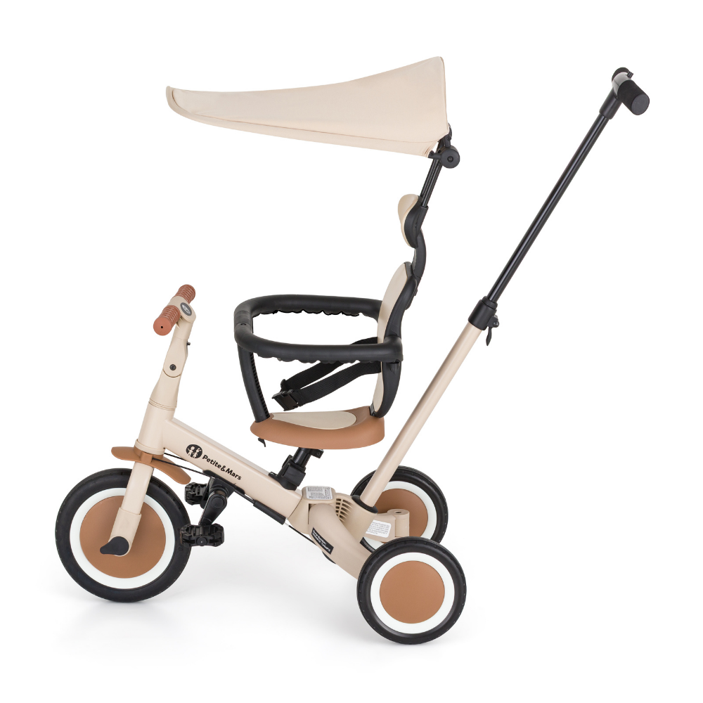 Petite&Mars Turbo Plus 5in1 tricikli napellenzővel